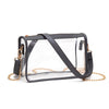 Lin - A Clear Crossbody Bag with Vegan Leather