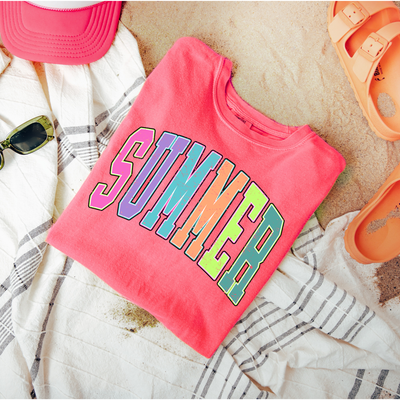 Summer Rainbow Graphic Tee