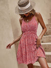 Explore More Collection - Floral V-Neck Mini Cami Dress