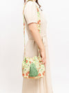 Explore More Collection - Drawstring Tassel Geometric Shoulder Bag