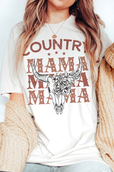 Explore More Collection - COUNTRY MAMA Graphic T-Shirt