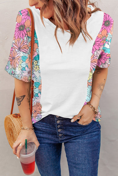 Explore More Collection - Printed Round Neck Half Sleeve T-Shirt