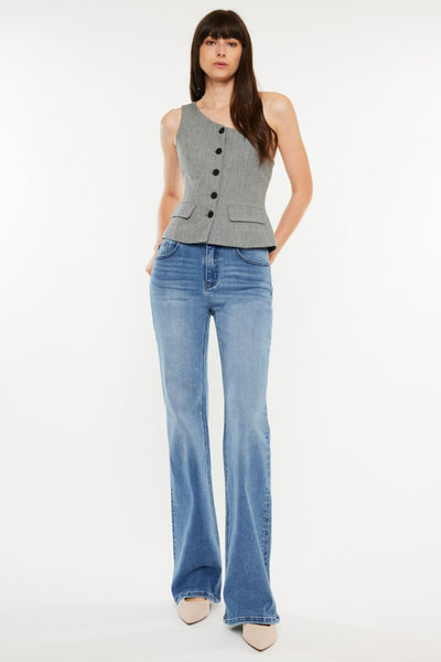 Explore More Collection - Kancan Ultra High Rise Cat's Whiskers Jeans