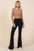 Explore More Collection - Mittoshop Stretchy Soft Elastic Waist Flare Pants