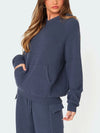 Explore More Collection - Long Sleeve Hooded Top and Pants Sweater Set