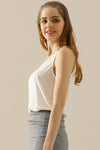 Explore More Collection - Ninexis Full Size V-Neck Curved Hem Tank