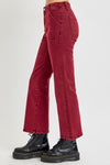 Explore More Collection - RISEN Full Size High Rise Straight Jeans with Patch Pockets