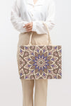 Explore More Collection - Flower Straw Weave Tote Bag