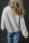 Explore More Collection - Half Zip Long Sleeve Sweatshirt