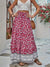 Explore More Collection - Full Size Tiered Printed Elastic Waist Skirt