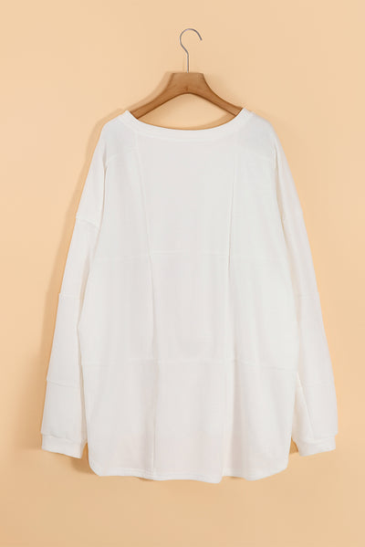 Explore More Collection - Round Neck Long Sleeve Sweatshirt