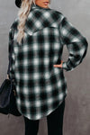 Explore More Collection - Full Size Plaid Collared Neck Long Sleeve Shirt