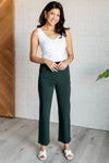 Explore More Collection - Magic Straight Pants in Hunter Green