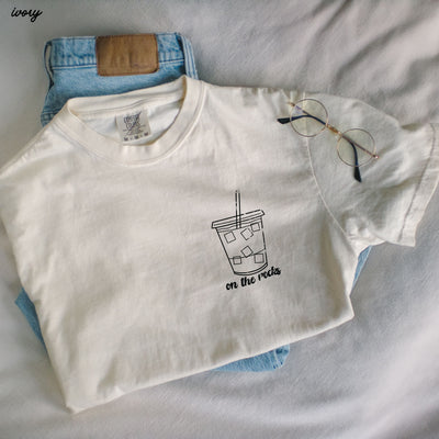 PRE-ORDER: On the Rocks Iced Coffee Tee *6 Colors (S-3X)