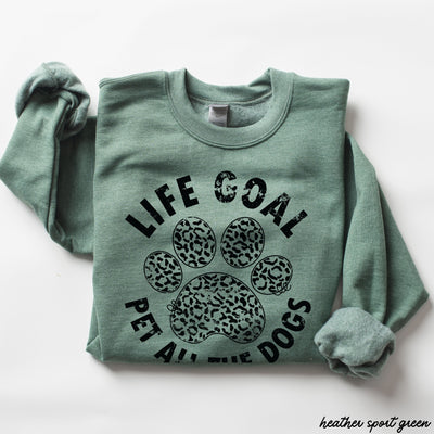 Pet All The Dogs Leopard Paw Sweatshirt *9 Colors (S-3X)