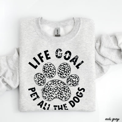 Pet All The Dogs Leopard Paw Sweatshirt *9 Colors (S-3X)