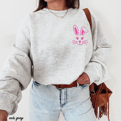 Pocket Bunny Sweatshirt *12 Colors (S-3X)