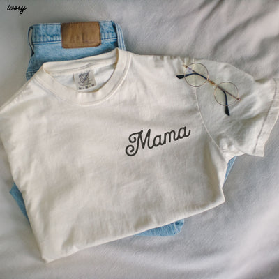 Mama Pocket Tee *12 Colors (S-3X)