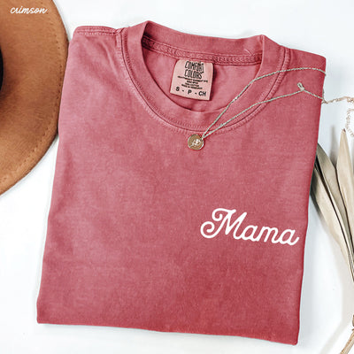 Mama Pocket Tee *12 Colors (S-3X)