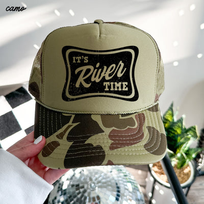 It's River Time Trucker Hat *9 COLORS