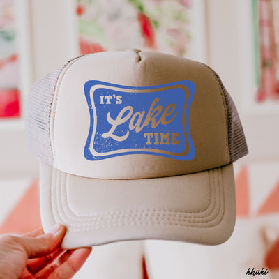 It's Lake Time Trucker Hat *9 COLORS