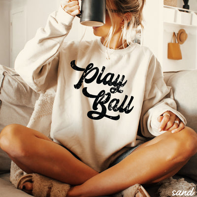 Play Ball Sweatshirt *11 Colors (S-3X)