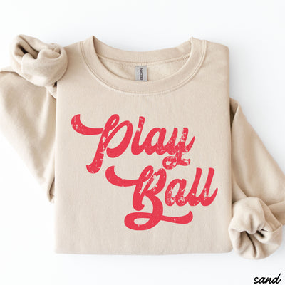 Play Ball Sweatshirt *11 Colors (S-3X)