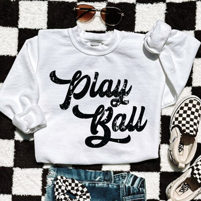 Play Ball Sweatshirt *11 Colors (S-3X)