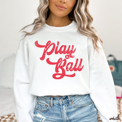 Play Ball Sweatshirt *11 Colors (S-3X)