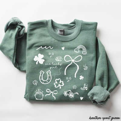 St. Patrick's Day Doodle Sweatshirt *5 Colors (S-3X)