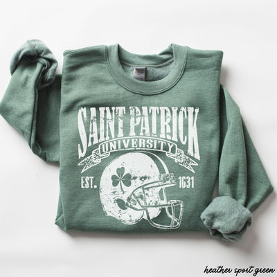 St. Patrick's Football University Sweatshirt *7 Colors (S-3X)