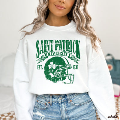 St. Patrick's Football University Sweatshirt *7 Colors (S-3X)