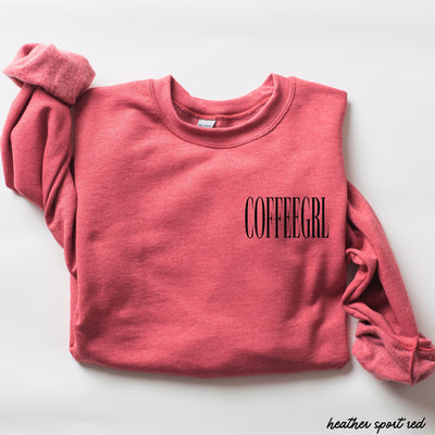 Coffeegrl Sweatshirt *9 Colors (S-3X)