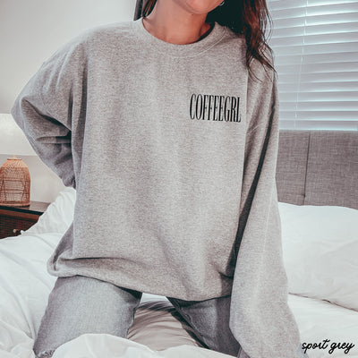 Coffeegrl Sweatshirt *9 Colors (S-3X)