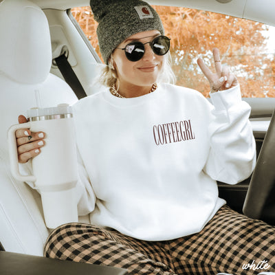 Coffeegrl Sweatshirt *9 Colors (S-3X)
