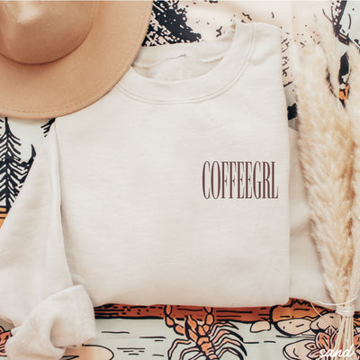Coffeegrl Sweatshirt *9 Colors (S-3X)