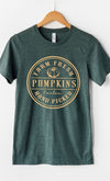 Explore More Collection - Farm Fresh Pumpkins Circle Graphic Tee