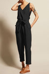 Explore More Collection - Full Size Surplice Sleeveless Jumpsuit