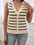 Explore More Collection - Devine Striped V-Neck Knit Tank