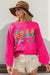 Explore More Collection - Double Take Full Size Sequin Nutcracker Long Sleeve Sweater