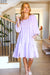 Explore More Collection - Lavender Square Neck Smocked Dress
