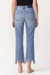 Explore More Collection - Lovervet High Rise Distressed Straight Jeans