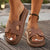 Explore More Collection - Open Toe Platform Sandals