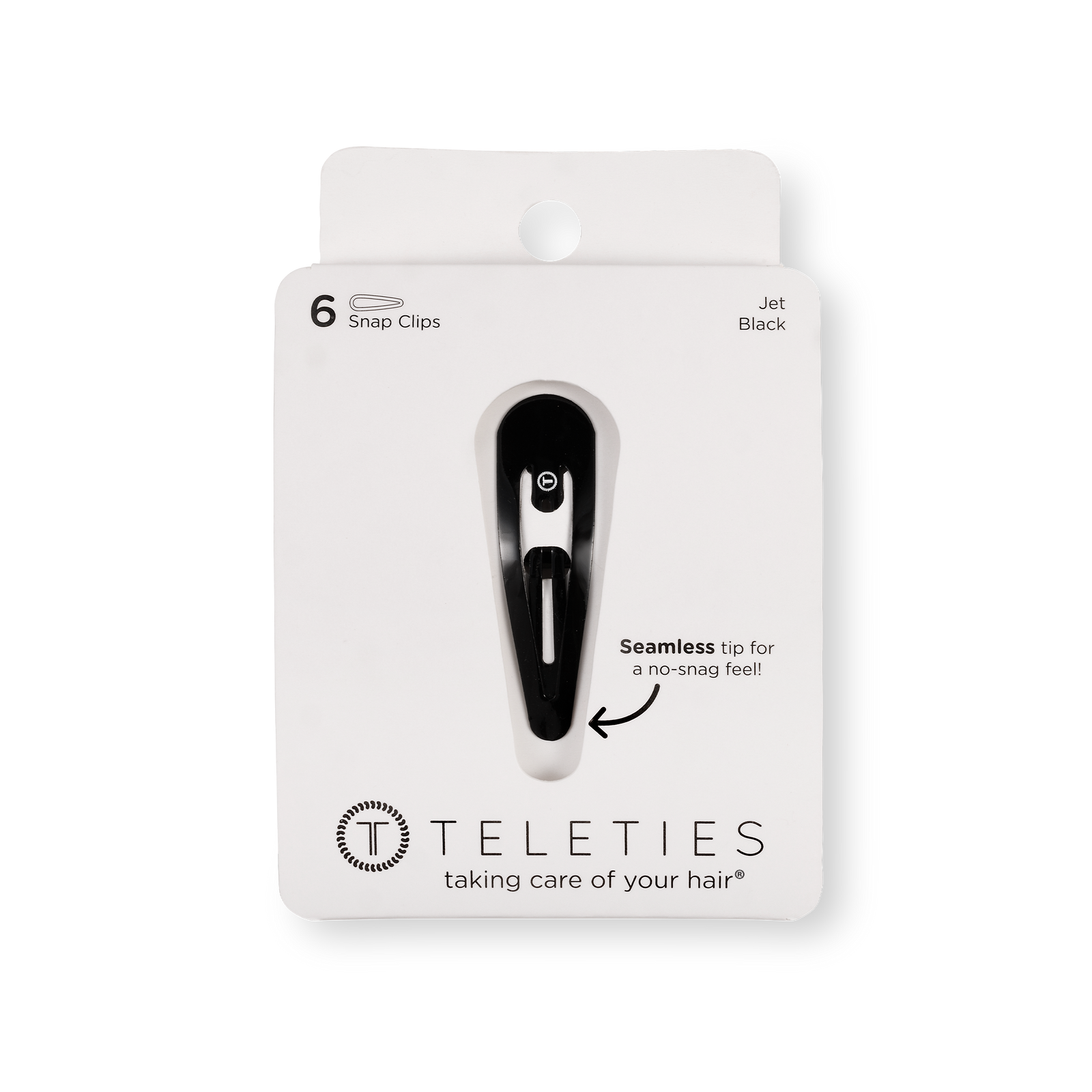 Snap Clip | Jet Black | 6 Count