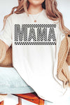 Explore More Collection - CHECKERED MAMA Graphic Tee