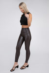 Explore More Collection - High Rise Faux Leather Leggings