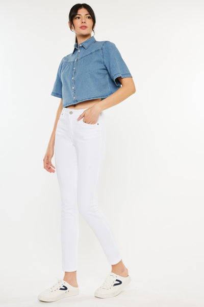 Explore More Collection - Kancan High Rise Ankle Skinny Jeans