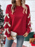 Explore More Collection - Perfee Bow Round Neck Long Sleeve Sweatshirt