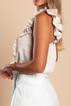 Explore More Collection - Ruffled V-Neck Cami