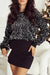 Explore More Collection - Sequin Round Neck Long Sleeve Top